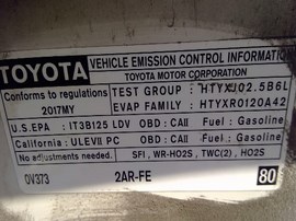 2017 TOYOTA CAMRY, WHITE, SE, 2.5L, AT,  Z25951